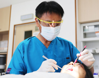 徳島市　歯科医院　虫歯の治療　痛みのない治療